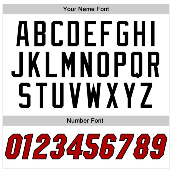 Custom White Black Pinstripe Red-Black Authentic Baseball Jersey