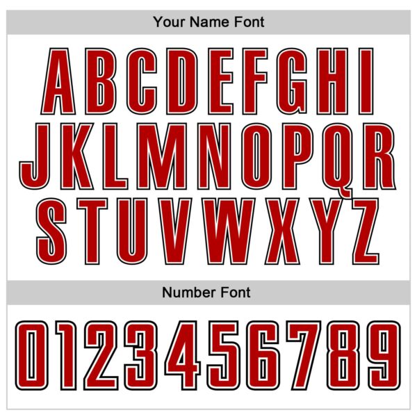 Custom White Red-Black Authentic Baseball Jersey