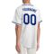 Custom White Royal-Red Authentic Baseball Jersey