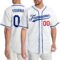 Custom White Royal-Red Authentic Baseball Jersey