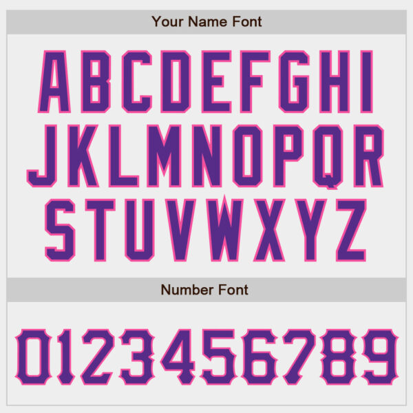 Custom White Purple-Pink Authentic Baseball Jersey