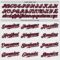 Custom White Crimson-Black Authentic Baseball Jersey