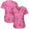 Custom 3D Pink Ribbon Breast Cancer Awareness Month Women Health Care Support Authentic Baseball Jersey