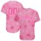 Custom 3D Pink Ribbon Breast Cancer Awareness Month Women Health Care Support Authentic Baseball Jersey