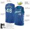 Custom Teal White Purple-Black Authentic City Edition Basketball Jersey