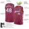 Custom Orange White-Purple Authentic City Edition Basketball Jersey