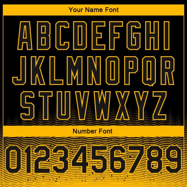 Custom Black Gold Fade Fashion Authentic City Edition Basketball Jersey