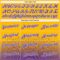 Custom Gold Purple-White Fade Fashion Authentic City Edition Basketball Jersey