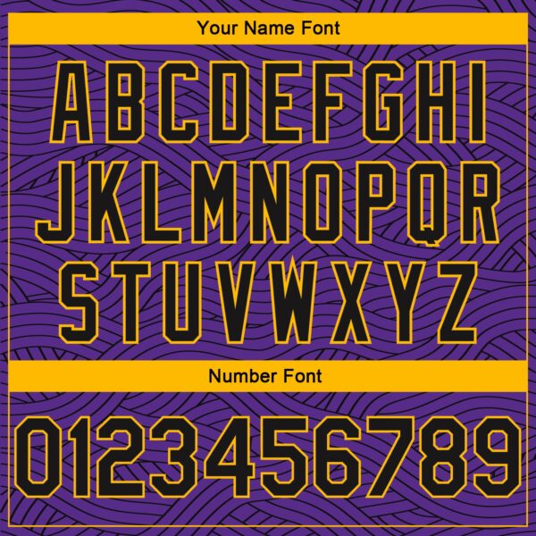 Custom Purple Black-Gold Authentic City Edition Basketball Jersey