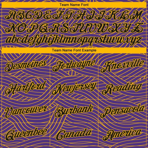 Custom Purple Black-Gold Authentic City Edition Basketball Jersey