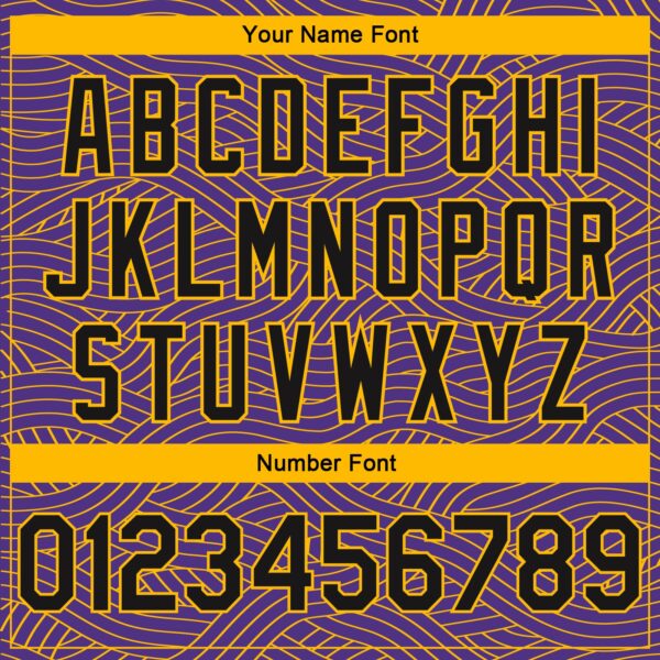 Custom Purple Black-Gold Authentic City Edition Basketball Jersey