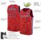 Custom Red Royal-White Authentic City Edition Basketball Jersey