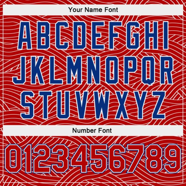 Custom Red Royal-White Authentic City Edition Basketball Jersey