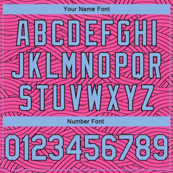 Custom Pink Light Blue-Black Authentic City Edition Basketball Jersey