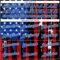 Custom Black Red-Royal 3D American Flag Fashion Authentic Basketball Jersey