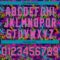 Custom Graffiti Pattern Pink Black-Lakes Blue 3D Grunge Art Authentic Basketball Jersey