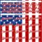 Custom White Royal-Red 3D American Flag Fashion Authentic Basketball Jersey