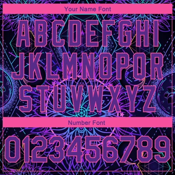 Custom Purple Pink 3D Pattern Design Magic Mushrooms Over Sacred Geometry Psychedelic Hallucination Authentic Basketball Jersey