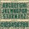 Custom Cream Green-Royal 3D Pattern Design Dollar Authentic Basketball Jersey