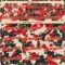 Custom Camo Red-Cream 3D Authentic Salute To Service Basketball Jersey