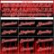 Custom Black Red-White Abstract Vertical Lines Authentic City Edition Basketball Jersey