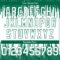 Custom White Kelly Green Abstract Vertical Lines Authentic City Edition Basketball Jersey