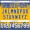 Custom Gold White-Royal Abstract Vertical Lines Authentic City Edition Basketball Jersey