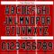 Custom Red Black-White Lines Authentic City Edition Basketball Jersey