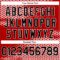 Custom Red Black-White Triangle Shapes Authentic City Edition Basketball Jersey