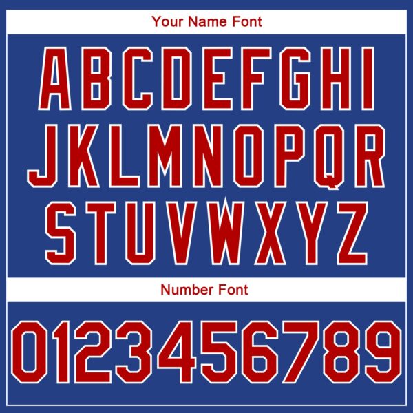 Custom Royal Red-White Side Stripes Authentic City Edition Basketball Jersey