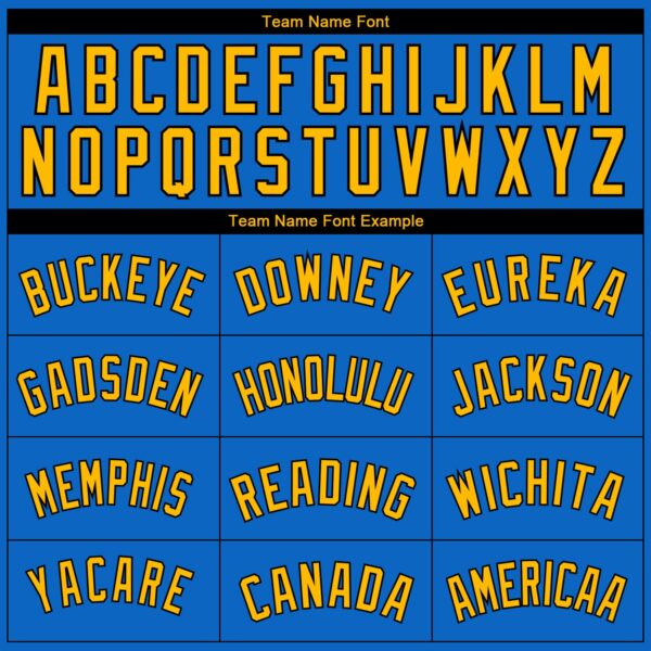 Custom Blue Gold-Black Side Stripes Authentic City Edition Basketball Jersey