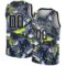 Custom Black White 3D Pattern Design Abstract Grunge Art Authentic Basketball Jersey