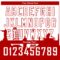 Custom White Red Holiday Travel Monuments Silhouette Authentic City Edition Basketball Jersey