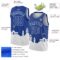Custom Royal White Holiday Travel Monuments Silhouette Authentic City Edition Basketball Jersey