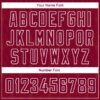 Custom Maroon White Geometric Shapes And Side Stripes Authentic City Edition Basketball Jersey