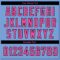 Custom Light Blue Pink-Black Side Panel Abstract Lines Authentic City Edition Basketball Jersey