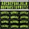 Custom Black Neon Green-White Geometric Shapes Authentic City Edition Basketball Jersey