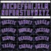 Custom Black Purple-White Geometric Shapes Authentic City Edition Basketball Jersey