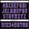 Custom Black Purple-White Geometric Shapes Authentic City Edition Basketball Jersey