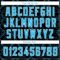 Custom Black Sky Blue-White Geometric Shapes Authentic City Edition Basketball Jersey