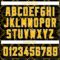 Custom Black Gold-White Geometric Shapes Authentic City Edition Basketball Jersey