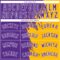 Custom Gold Purple-White Abstract Brush Splash Authentic City Edition Basketball Jersey