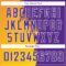 Custom Gold Purple-White Abstract Brush Splash Authentic City Edition Basketball Jersey