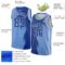 Custom Light Blue Royal-White Abstract Brush Splash Authentic City Edition Basketball Jersey