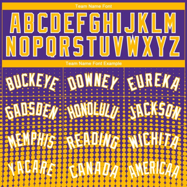 Custom Purple Gold-White Halftone Authentic City Edition Basketball Jersey