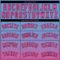 Custom Light Blue Pink-Black Halftone Authentic City Edition Basketball Jersey
