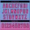 Custom Light Blue Pink-Black Halftone Authentic City Edition Basketball Jersey