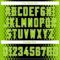 Custom Black Neon Green-White Halftone Authentic City Edition Basketball Jersey