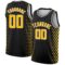 Custom Black Gold-White Halftone Authentic City Edition Basketball Jersey