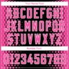 Custom Black Pink-White Halftone Authentic City Edition Basketball Jersey